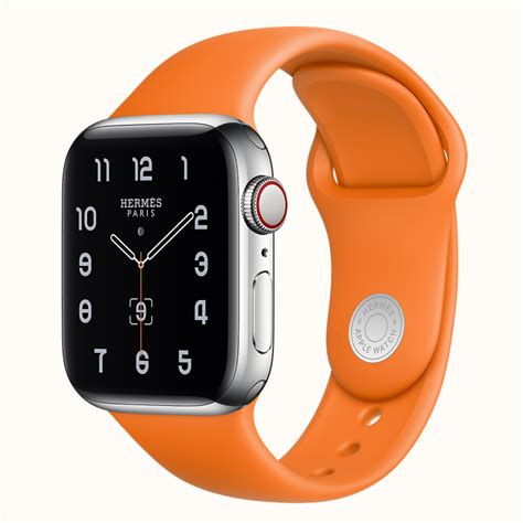 apple watch armband hermes orange|hermes apple watch band cost.